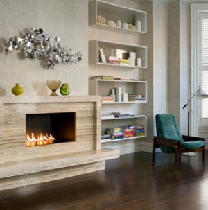 Gas fireplace - Mantels - modern fireplace decor.png